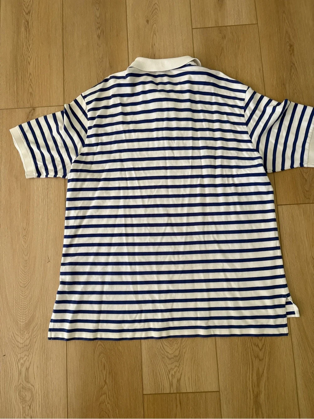 Polo Ralph Lauren Custom Fit Mesh Polo Shirt Men’s 3XLT Tall Blue White Striped